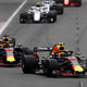 Red Bull teammates Max Verstappen and Daniel Ricciardo at the Azerbaijan Grand Prix.